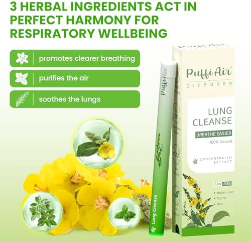 PUFFIAIR herbal detox stick for natural lung cleansing in India