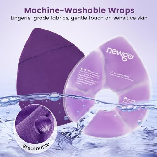 NEWGO breast therapy gel packs with soft covers