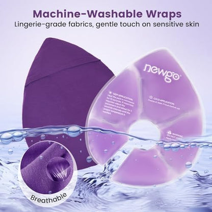 NEWGO breast therapy gel packs with soft covers
