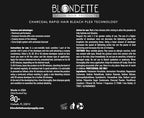 Authentic imported Blondette hair styling bleach package displaying full ingredient details.