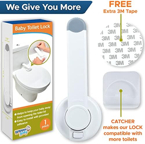 Wappa Baby toilet lock packaging and product components