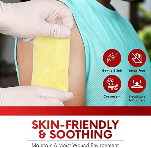 Healqu bismuth tribromophenate gauze sheet highlighting its conformable and flexible structure.