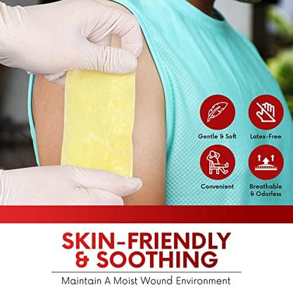 Healqu bismuth tribromophenate gauze sheet highlighting its conformable and flexible structure.