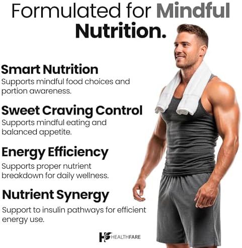 HealthFare Chromium Picolinate vegan tablets container emphasizing healthy sugar metabolism and USA manufacturing labels.
