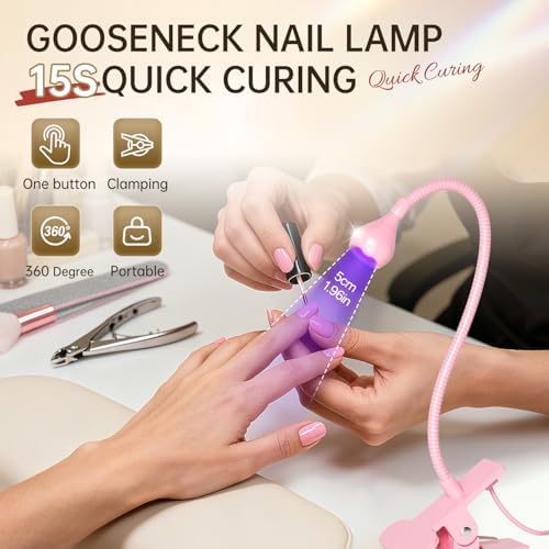 Close up of Aoraem 3W LED light head for gel polish curing