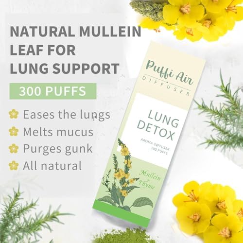 Handheld view of PUFFIAIR herbal diffuser pen for habit management.