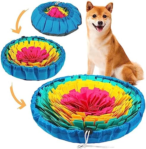 Vivifying Snuffle Mat for Dogs colorful adjustable puzzle folds