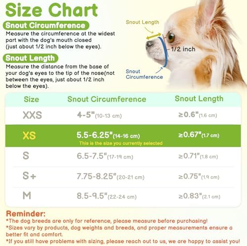 Side profile of Mayerzon soft fabric dog muzzle