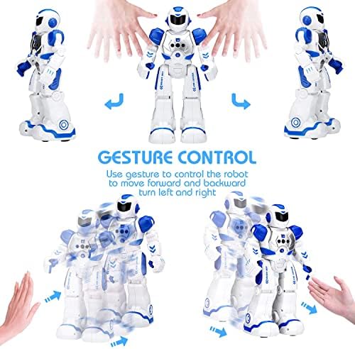 KingsDragon programmable smart robot for kids action shot