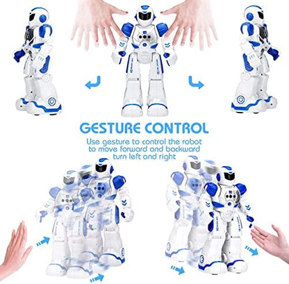 KingsDragon programmable smart robot for kids action shot