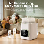 Momcozy KleanPal Pro dual-layer rack holding baby bottles