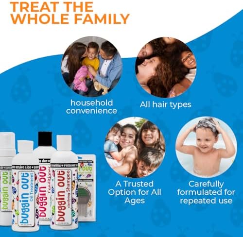 Stainless steel lice comb included in the Buggin Out Mega Care Kit