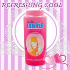 Authentic imported skincare powder with Vitamin E and Calamine ingredients.