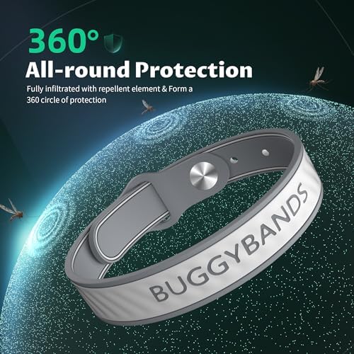 BuggyBands silicone mosquito wristbands for kids and adults