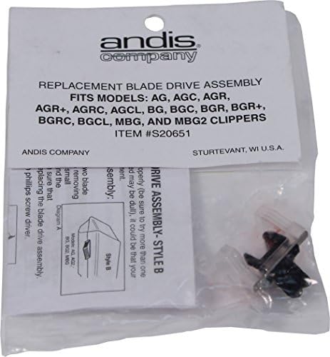 Close up of Andis clipper drive assembly replacement part