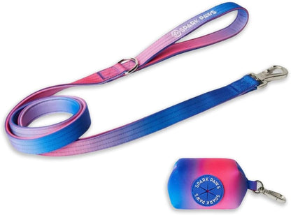 Spark Paws Premium Dog Leash & Poop Bag Set - Heavy-Duty Alloy Hook for Strong Pulling Breeds - Comfortable, Durable & Secure - 90s Retro - Image 9