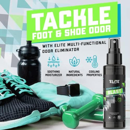 Natural shoe odor eliminator bottle with 800 sprays capacity
