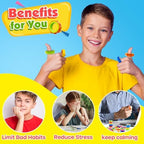 Quiet fidget rings for classroom use