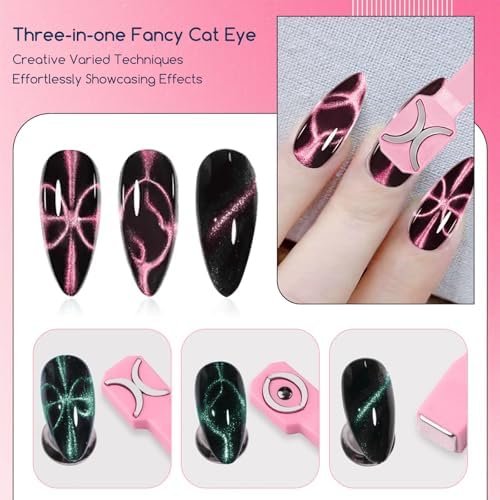 Premium Cosmetic 3 in 1 magnetic nail tool kit
