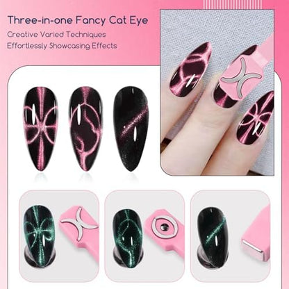 Premium Cosmetic 3 in 1 magnetic nail tool kit