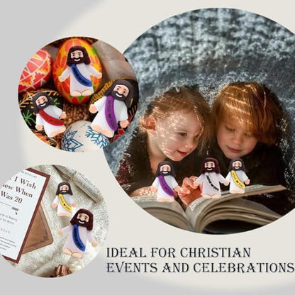 Festive packaging display of the twenty-piece AKFAHOIF miniature religious gift figures.