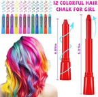 Vibrant color palette of Garpgona washable hair chalk markers