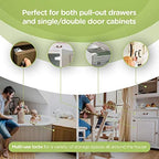 Skyla Homes concealed cabinet lock mechanism close up