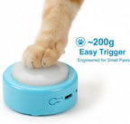 Topodome pet training recordable buttons showing easy press design for small cats