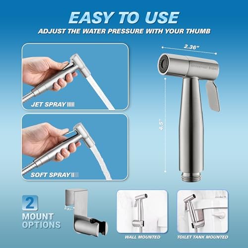 Universal Bidet sprayer being used for cloth diaper cleaning