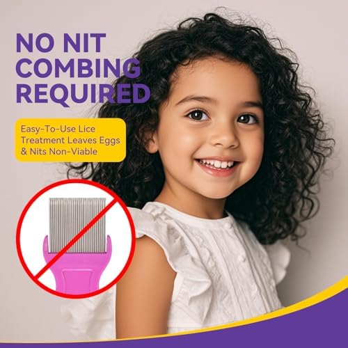 Educational packaging details of One And Gone lice treatment
