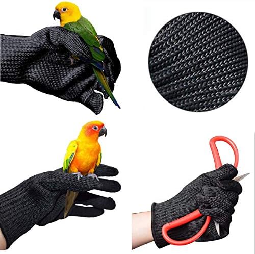 Alfyng animal handler gloves presented as a pair on a flat background.