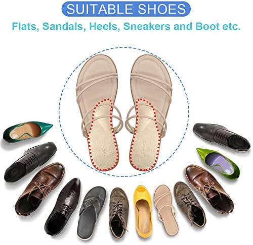 Self-adhesive gel arch pads for plantar fasciitis relief close-up.