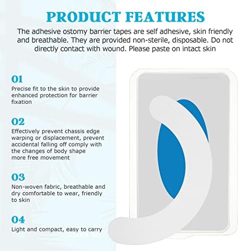 Flexible white COHEALI barrier strips showing skin-friendly texture.