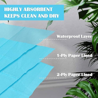 Mixweer waterproof sanitary liners folded for travel