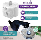 IP68 waterproof cat fountain replacement pump showing compact motor design