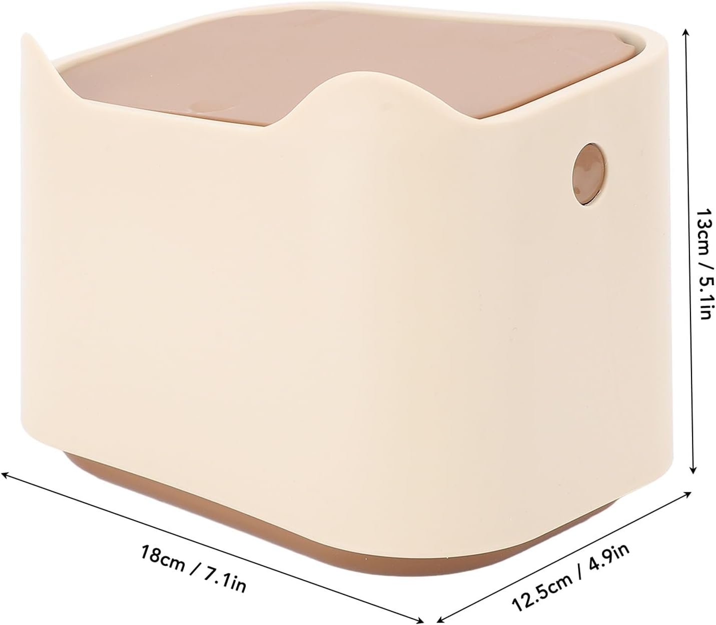 Saluaqui cat litter bin placed in small bathroom setting