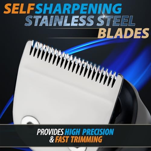 OLOV For Man beard trimmer showing LED battery display