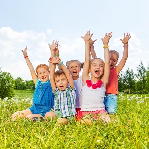 Child and adult wearing BuggyBands mosquito repellent bands