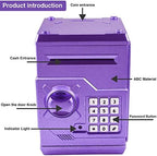 Cargooy smart coin bank displaying the four digit combination keypad interface