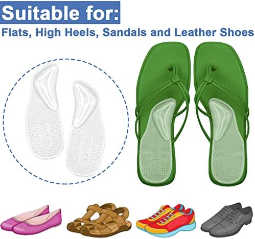 Small size silicone heel cushions for women's ballerina flats.