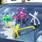 Limpskys transforming bunny fidget toy being pulled to create a satisfying sensory sound.