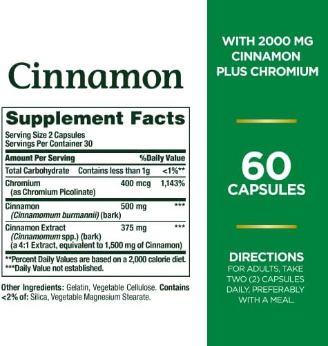 Cinnamon supplement may support balanced energy and metabolic wellness