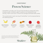 Shaklee CarotoMax dietary supplement bottle cap and seal view