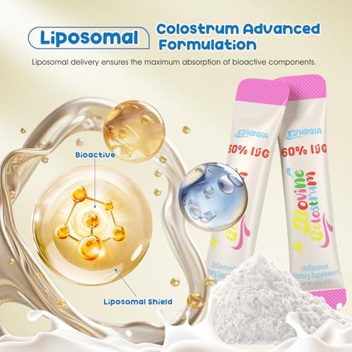 EYHBQIA Bovine Colostrum unflavored powder mixability with hyaluronic acid