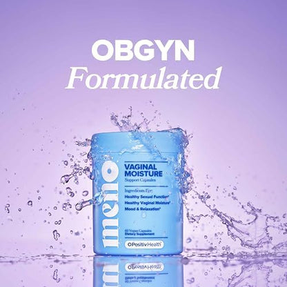 Authentic USA imported O Positiv MENO 60 count bottle for feminine moisture