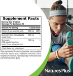 NaturesPlus Quercetin Plus allergy relief supplement packaging angle view