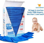 Naeppbaig diaper refill bags compatible with disposal systems