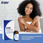 Authentic USA imported Bruder eye cleansing spray for sensitive skin and stye care.