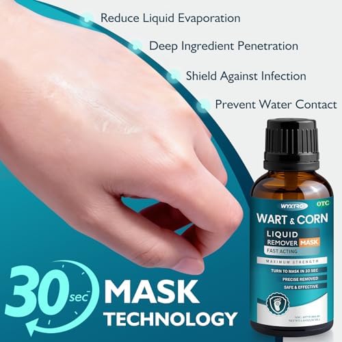 WYXTRO fast-acting corn and callus removal liquid for foot care.