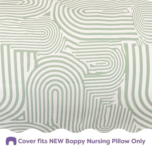 Side profile of Boppy Nursing Pillow Cover with contoured fit